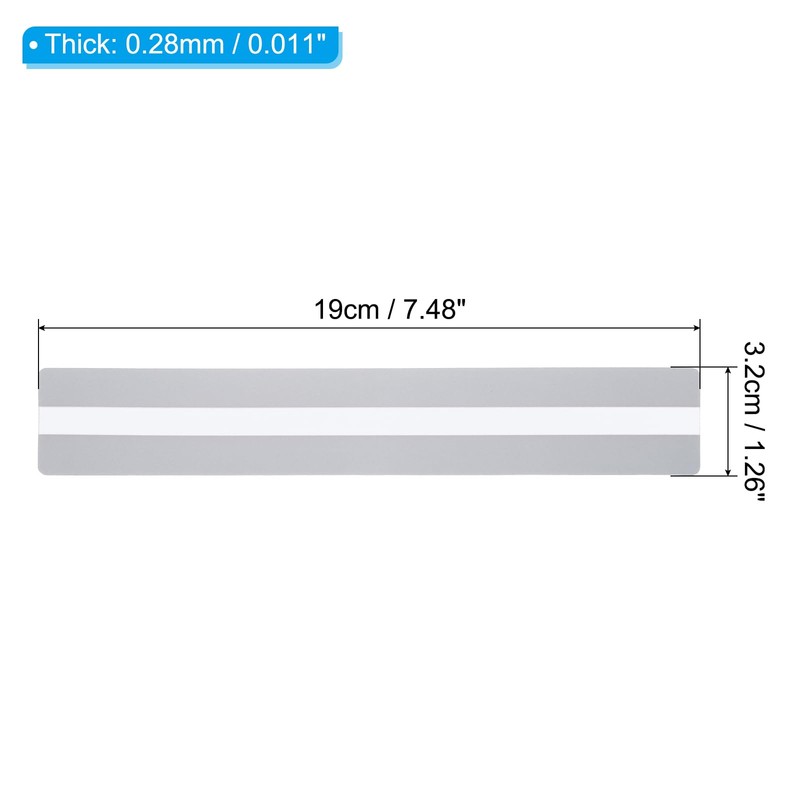 PATIKIL Guided Reading Strips, 10pcs Tracking Highlight Colored Overlay Bookmark