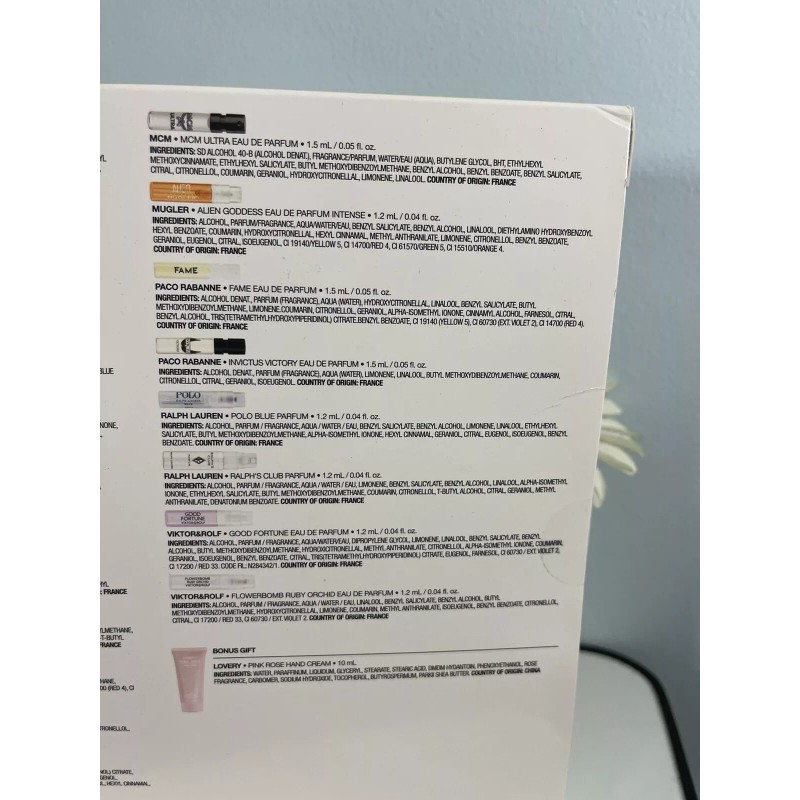 MACY’S 21-PC FRAGRANCE SAMPLE SET FOR HIM & HER +BONUS