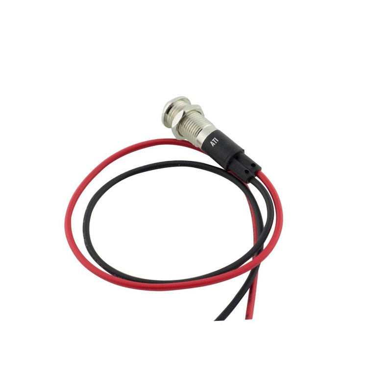 Alpinetech PL8B 8mm 5/16" Green 120V AC/DC LED Metal Signal