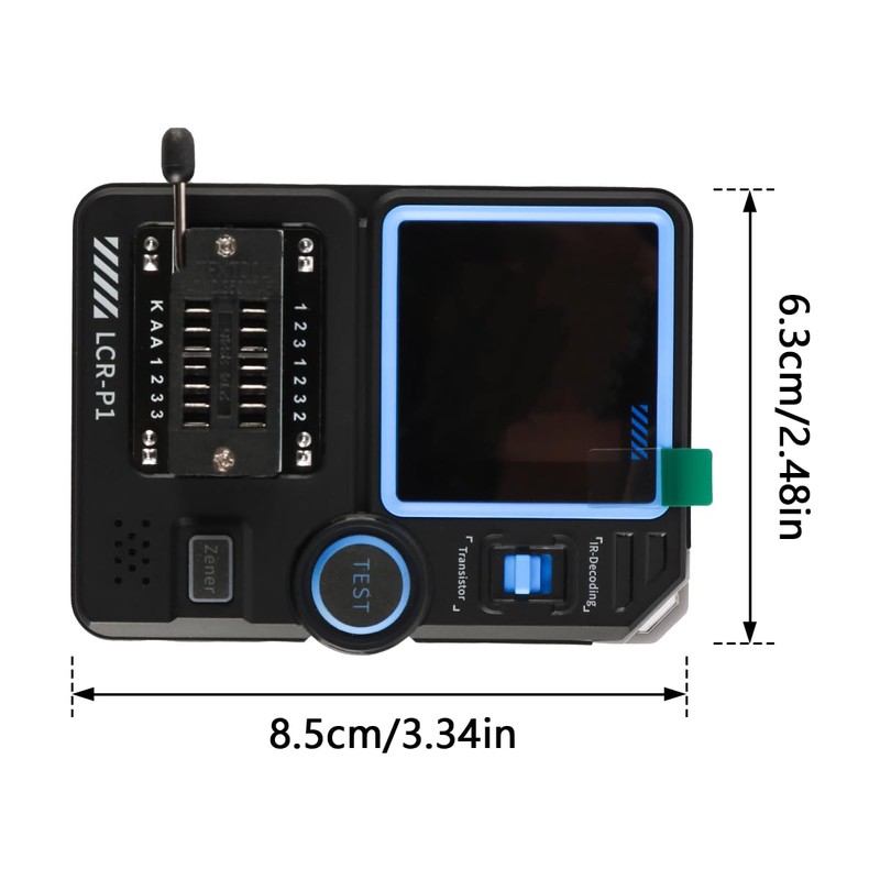 DollaTek Transistor Tester Mosfet Transistor Capacitor Tester Multifunction SMD Electronic
