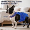 QBLEEV Female Dog Diapers with Adjustable Suspenders – Washable Sanitary