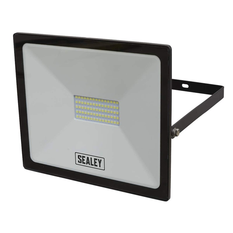 Sealey 50W SMD LED Extra Slim Floodlight with Wall Bracket