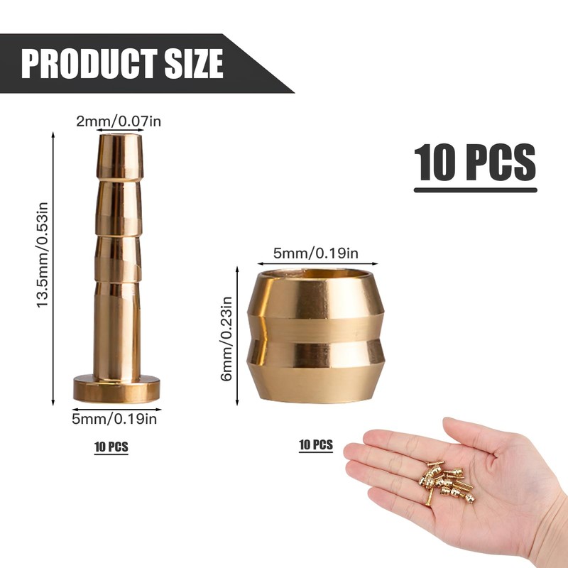 BH59 Disc Brake Olive Insert 10 Set, Hydraulic Disc Brake