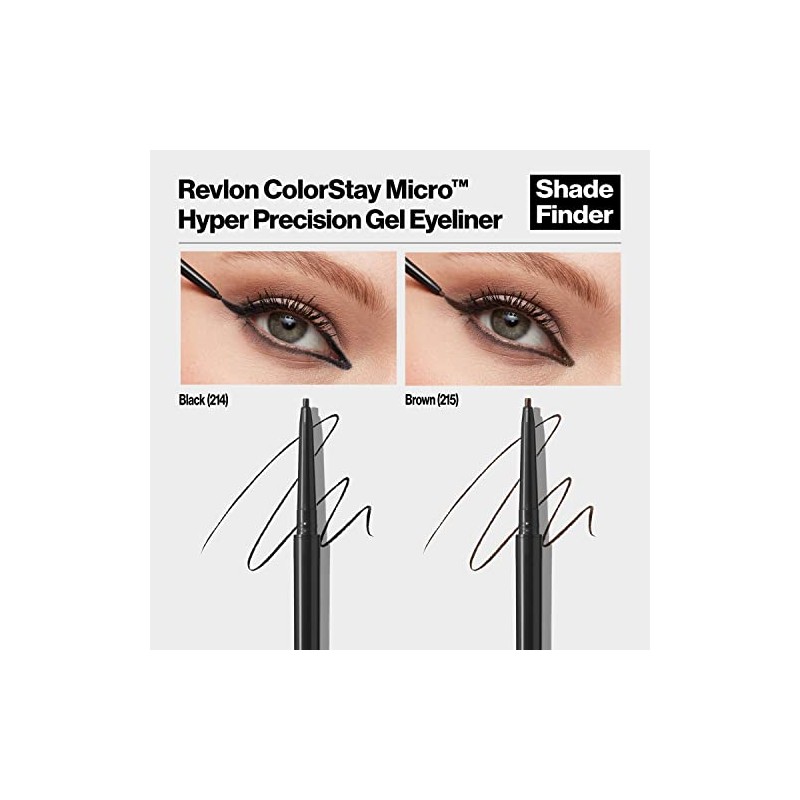 Revlon Colorstay Micro hyper Precision Gel Eyeliner, resistente al agua,