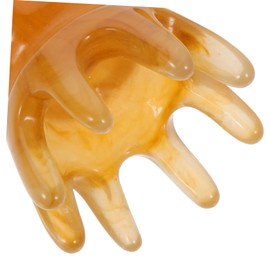 FRCOLOR 2Pcs Jade Comb Wide Tooth Gua Comb Scalp Massager for Acupoint Relief for Hair Care and Head Relaxation for Family and Friends