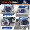 BRSCHNITT Indestructible Disc for Grinder 4inch 2pcs-7/8 Arbor Multifunctional Cutting