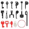 Call Point Tets Keys 16 Pcs Set, Mellbree Fire Alarm