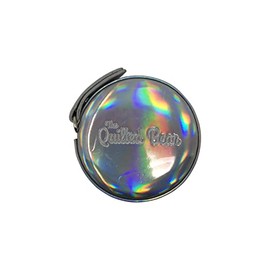 The Quilted Bear Circular Tape Measure - Square Retractable Tape Measure with Double Sided Metric and Imperial Tape Measure for Sewing, Dressmaking or Body Measure, 60 Inch, Rainbow