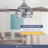Prominence Home 51657-01 Freyr Ceiling Fan, 52, Galvanized