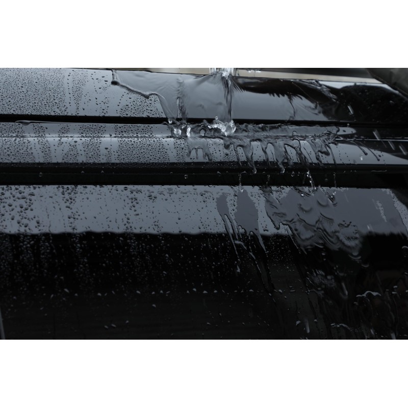 Wensdy 4pcs Outside-Mount Side Window Visor Wind Vent Deflector，Dark Smoke