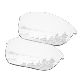 SmartVLT Men's HD Clear Replacement Lenses for Oakley Half Jacket 2.0 OO9144 Sunglass