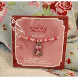 WildBrain NWT STRAWBERRY SHORTCAKE BEADED STRETCH BRACELET
