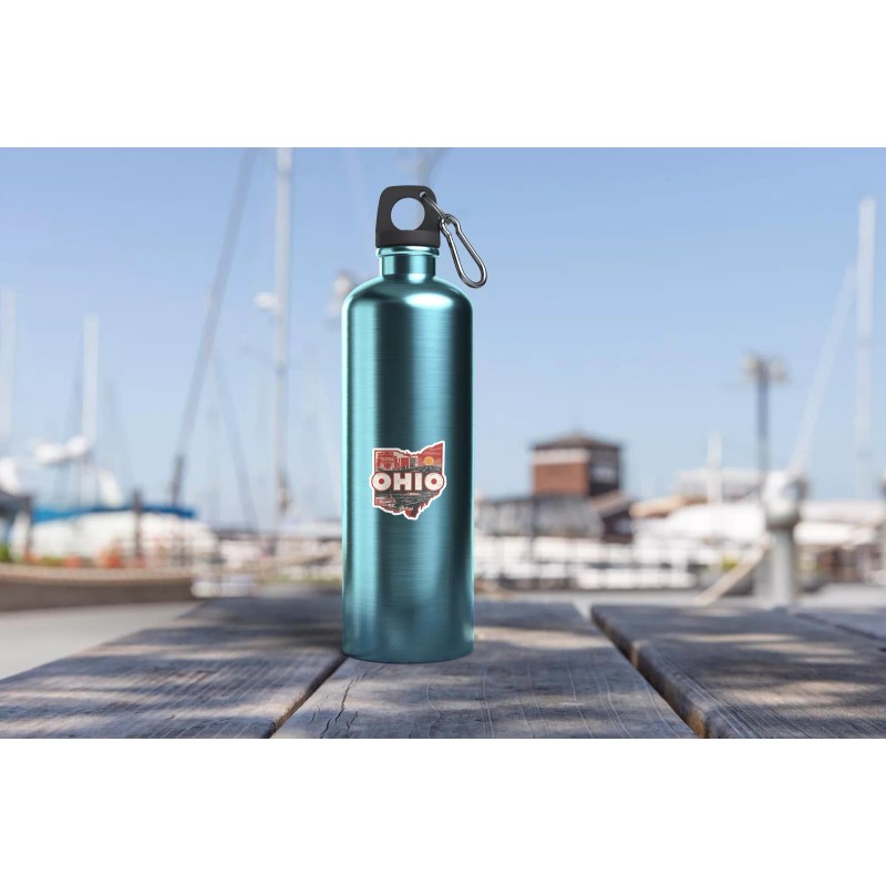 Tweed & Co. Retro Vinyl State Sticker - Ohio -