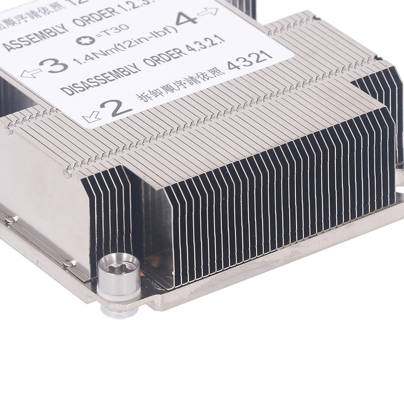 Server Fin Heatsink Aluminum Alloy CPU Cooler Industrial Controller Radiator