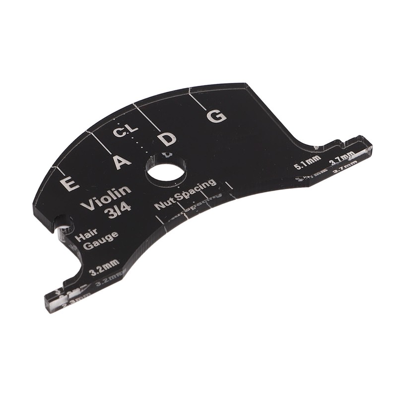 Violin Bridge Reference Tool Acrylic Accurate Violin Bridge Mold Fingerboard