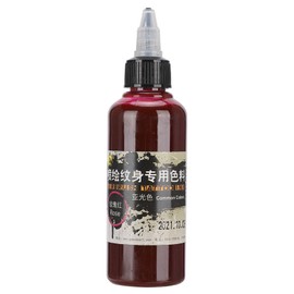 100ml Temporary Disposable Matte Tattoo Ink Colored Drawing Airbrush PigmentRose Red