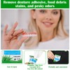 Timgle 200 Pcs Denture Cleaning Wipes Refreshes Gums Deep Cleaning