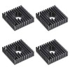 sourcing map Heatsink with Hole for Stepper Motor,3D Printer 40x40x11mm