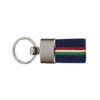 Italian Flag Keyring Keyring Canvas Italy Flag (Blue and White),