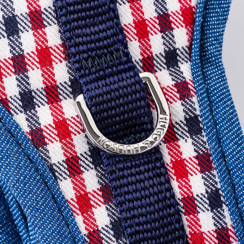 HUGO & HUDSON Fabric Vest Dog Harness - Adjustable Rear
