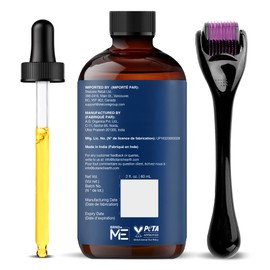 Botanic Hearth Rosemary Oil for Hair Growth | Strengthening Biotin, Jojoba, Castor Hair Growth Oil for frizzy hair | Dry, Damaged Scalp Treatment | Color Safe | All Hair Types | 2 oz (+ Derma Roller)