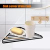Dish Drainer Roll Up Drainer Sink Corner Triangle Corner Sink