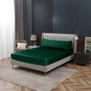 Homiest Satin Body Pillow Cover, Blackish Green, 20 x 54