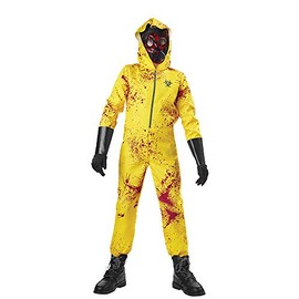 Seasons Zombie Hazmat Costume (M(8-10)) Yellow