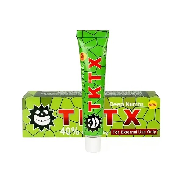 5 Piezas Tktx Crema Previa Para Tatuajes 10g Verde 40
