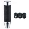 Abfer 130mm Alloy PU Shifter Knob Car Shift Knob Auto