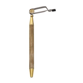 Dr. Slick Bamboo Rotary Hackle Plier (Large), w/Rubber Tubing on One Jaw, w/Half Hitch Tool