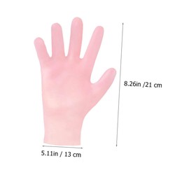 FOMIYES 2 Pairs Moisturizing Gloves Waterproof Glove Dry Skin Care Gloves Hand Softening Gloves Moisturizing Hand Gloves Practical Gloves Grooming Glove Gel Gloves Sebs Pink
