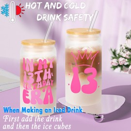 JTENGTOP 13 Year Old Beautiful Girl Birthday Gifts Ideas, Gifts for 13 Year Old Sweet Girls, 13th Birthday Decorations Basket Set of 4