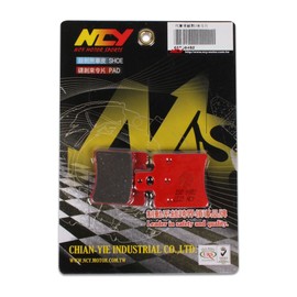 NCY 1000-1314 Performance Front Brake Pads For the Genuine Buddy 50 and Honda Ruckus with NCY Front End Conversion Kit