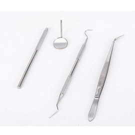 Herramienta dental, 3 juegos/9 espejos de boca de acero inoxidable, explorador de sondas, pinzas de precisión para laboratorio