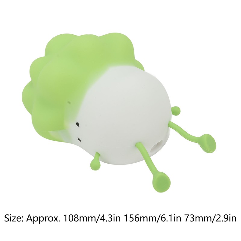 Cabbage Silicone Night Light Cartoon Vegetable Cell Phone Holder Decompression