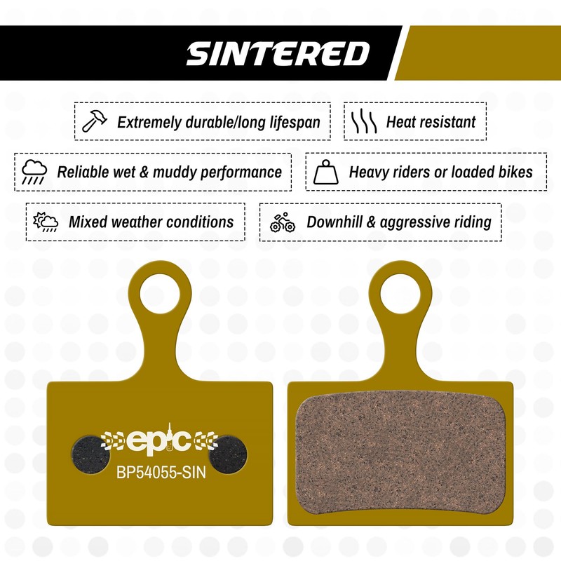 epic Disc Brake Pads for Shimano Brakes | K03S, K04S,