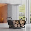 Fire Beauty Fireplace Log Holder Folding Firewood Rack,Stacking Rack,Storage Rack