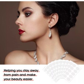 Aster 200 Parches De Soporte Del Lóbulo De Las Orejas Para Aretes