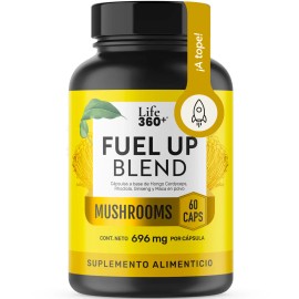 Rhodiola Maca Life 360 Fuel Up Blend 60 Cpsulas Cordyceps Sin Sabor                                                                                   