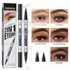 Eyebrow Pencil, Microblading Eyebrow Pen, 2-In-1 Dual-Ended Eye Brow Pencil