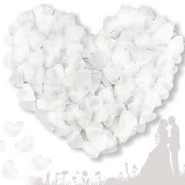 10,000 Pcs Biodegradable Wedding Confetti- Premium 100g Eco-Friendly Wedding Confetti for Tables, Aisle & Photo Shoots (Covers 20-25 Guests)