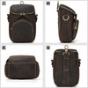 Waist Bag, Genuine Leather, Men's Belt Bag, Smartphone Compatible, Leather,