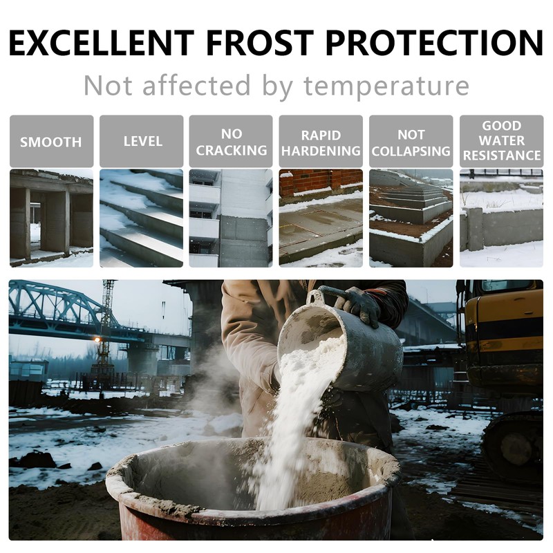 GOODTAKE Concrete Cold Weather Accelerator –Fast-Setting Cement & Concrete Additive