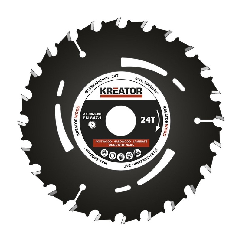 KREATOR KRT020301 KRT020301 Pista Madera 135 mm24d