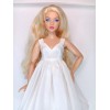 Dolls Basics Dress For Curvy Doll Solid White