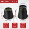 MixDora Bed Risers 4, 6 Inch Stackable Furniture Risers Heavy