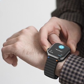 Compatible with Garmin Approach S44 Band, Lamshaw 20mm Quick Release New Silicone Woven Line Adjustable Replacement Strap Compatible for Garmin Approach S50, S44, S42, S40 Smartwatch (3 Pack-Black+White+Blue)