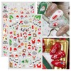 LANODO 9 Pcs 3D Stickers Nail Art Design Color Graffiti