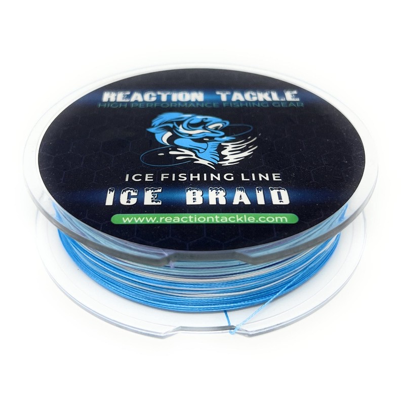 Reaction Tackle Ice Braid – Ice Fishing Braided Line, Tip-Up